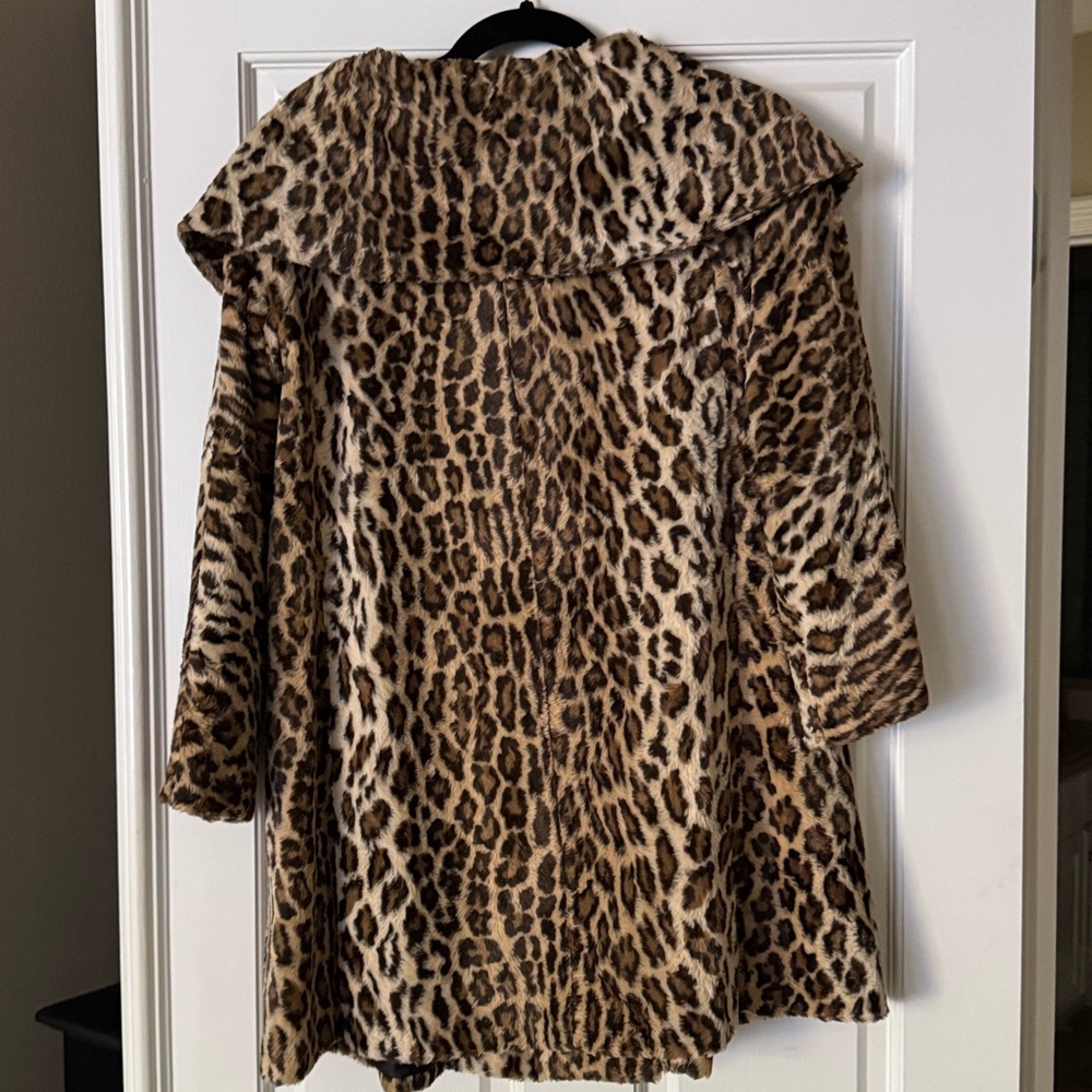Vintage Faux fur swing coat - Picture 2 of 11